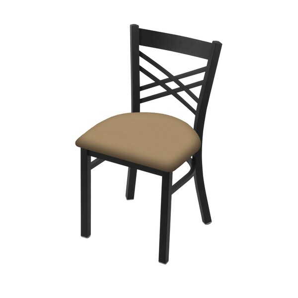 Holland Bar Stool Co 620 Catalina 18" Chair with Black Wrinkle Finish and Canter Sand Seat 62018BW013 - main